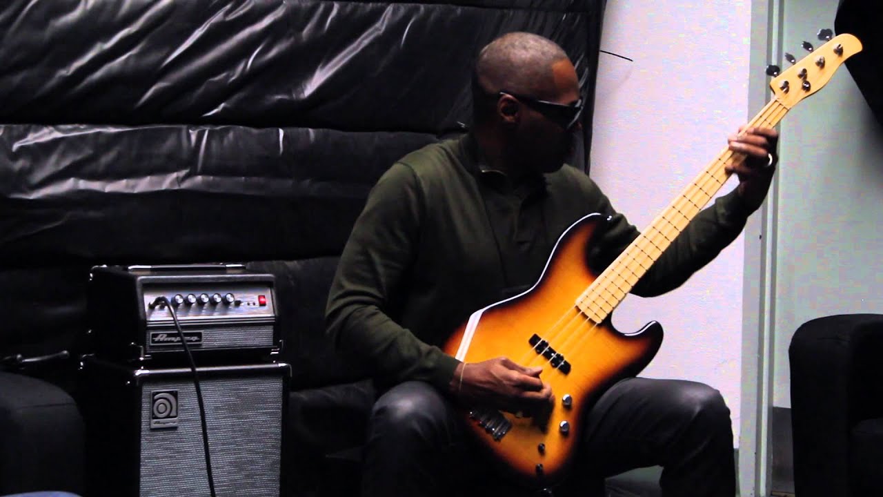Armand Sabal-Lecco w/ a Berndt XSP Prototype Bass at NAMM 2014