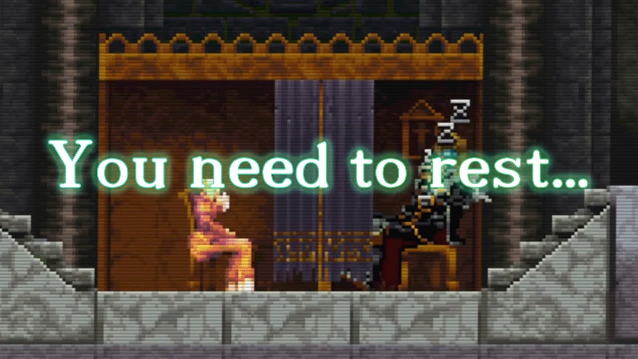 Castlevania SOTN Sleep: Royal Chapel Rain & Distant Bells