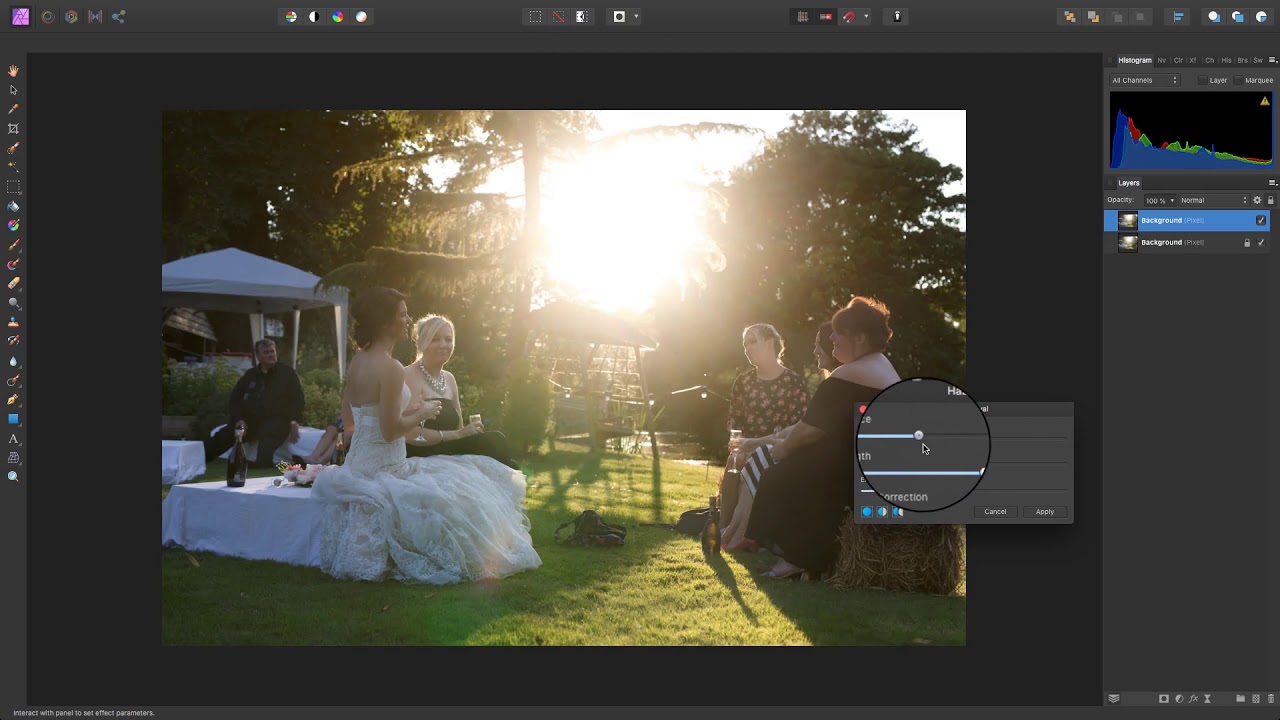 Affinity Photo tutorial : Banishing Photo Haze