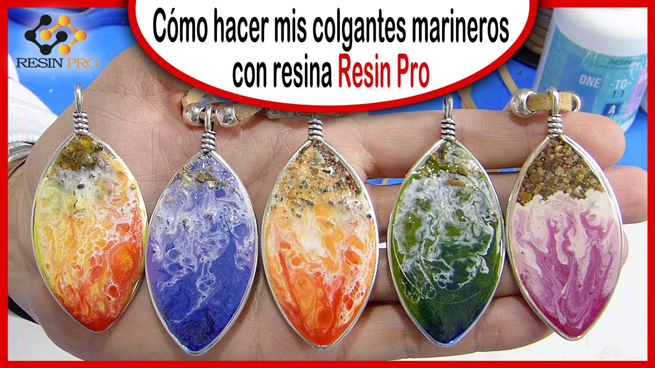 Cómo hacer mis colgantes marineros con resina Resin Pro