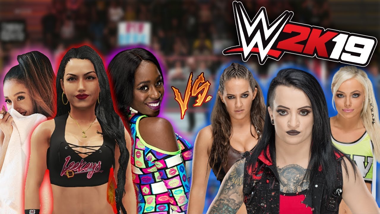 NAOMI, ARI, AND LEASMINE vs. THE RIOTT SQUAD! | WWE 2K19 ELIMINATION TORNADO TAG MATCH!