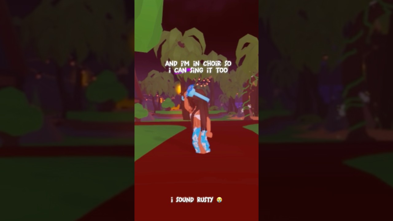 I sound rusty but that oki 💕 #roblox