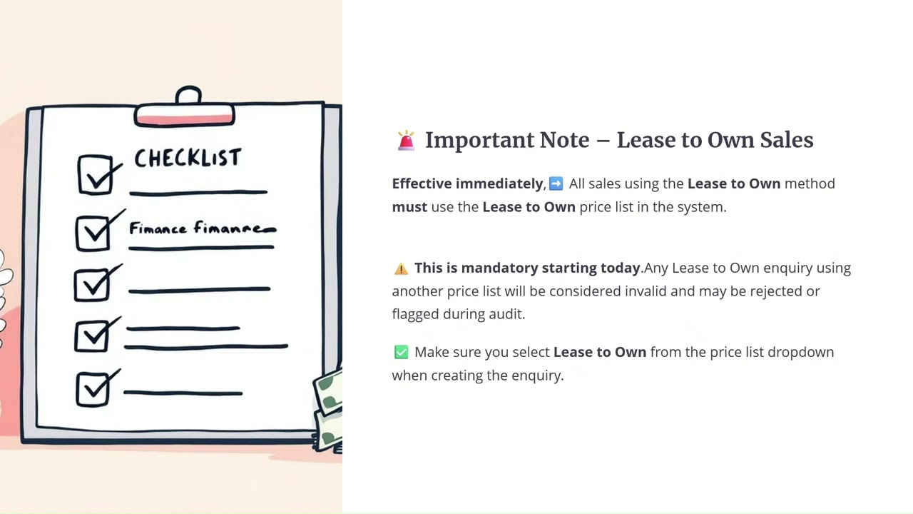 New Vehicle Pricing Structure &ndash; How to Apply LTO & Government Sales | System Guide