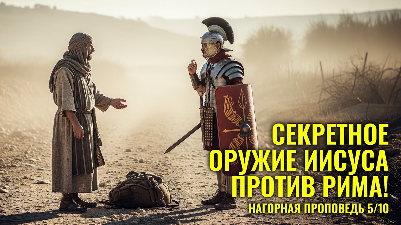 Секретное оружие Иисуса против Рима!✊Нагорная проповедь 5/10 🔥