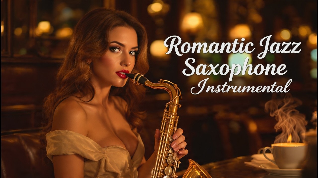 Smooth Jazz Saxophone for Relaxing ☕ Romantic Coffee Shop Jazz Ambience