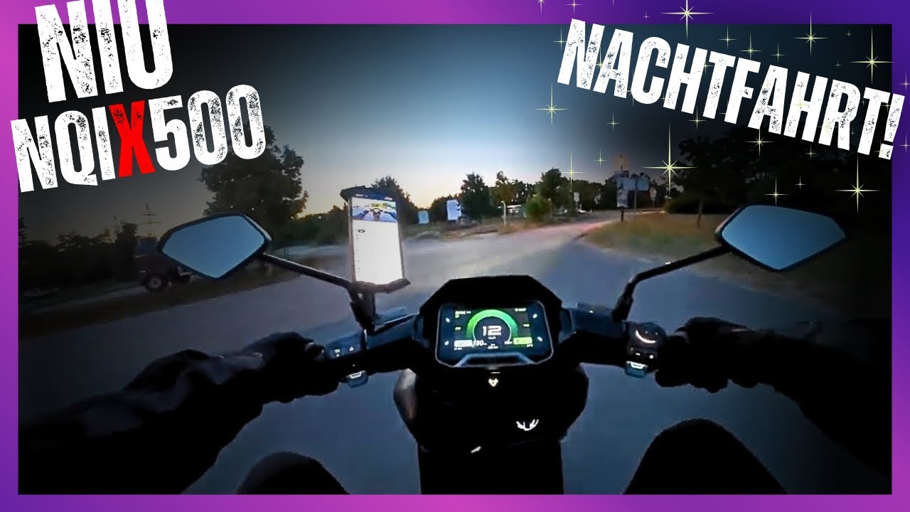 NIU NQiX 500 Nachtfahrt! 🌙  LIVE 🌙 Technik im Dunkeln | Berliner Nachtverkehr  #NIU #NQiX500
