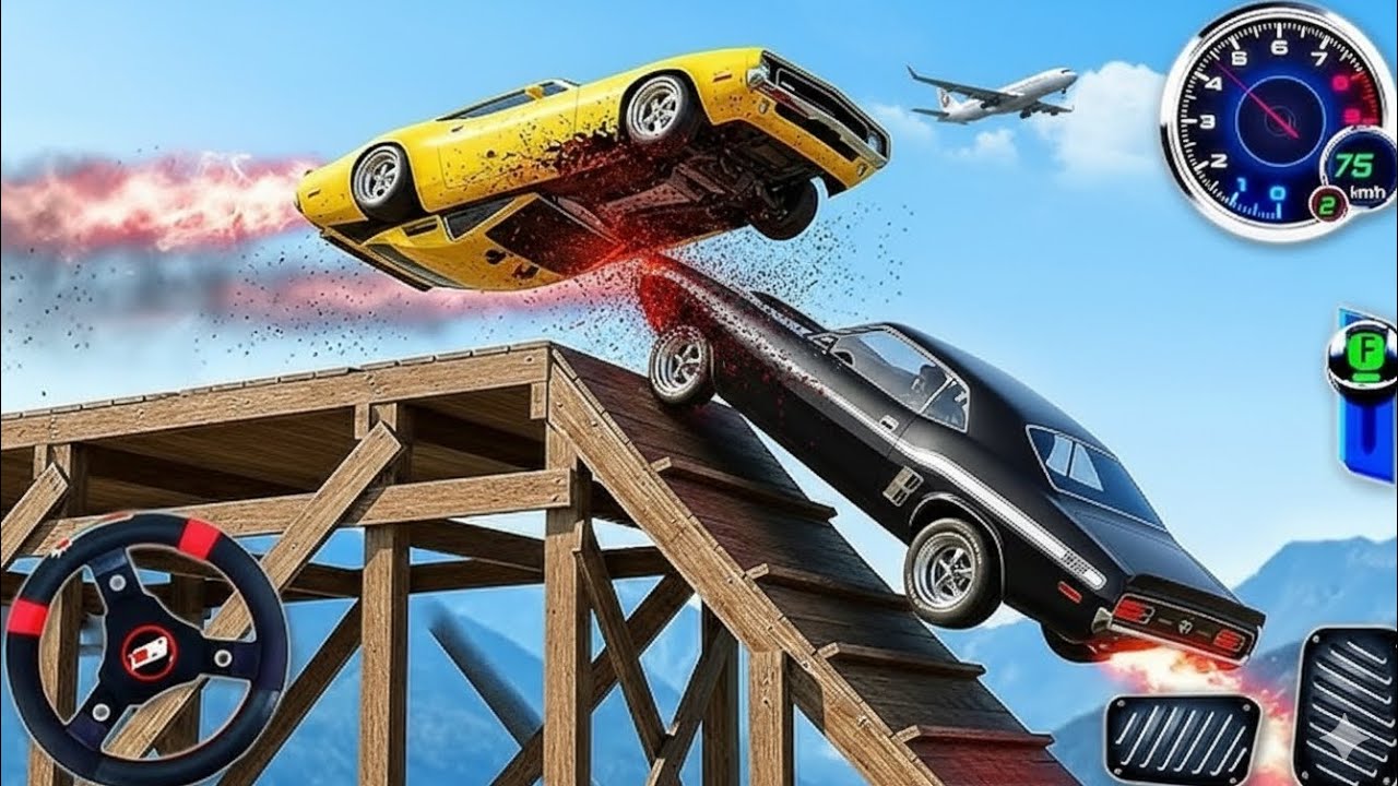 Extreme Mega Ramp Stunts 🚗🔥 | Impossible Car Racing Gameplay (Android)