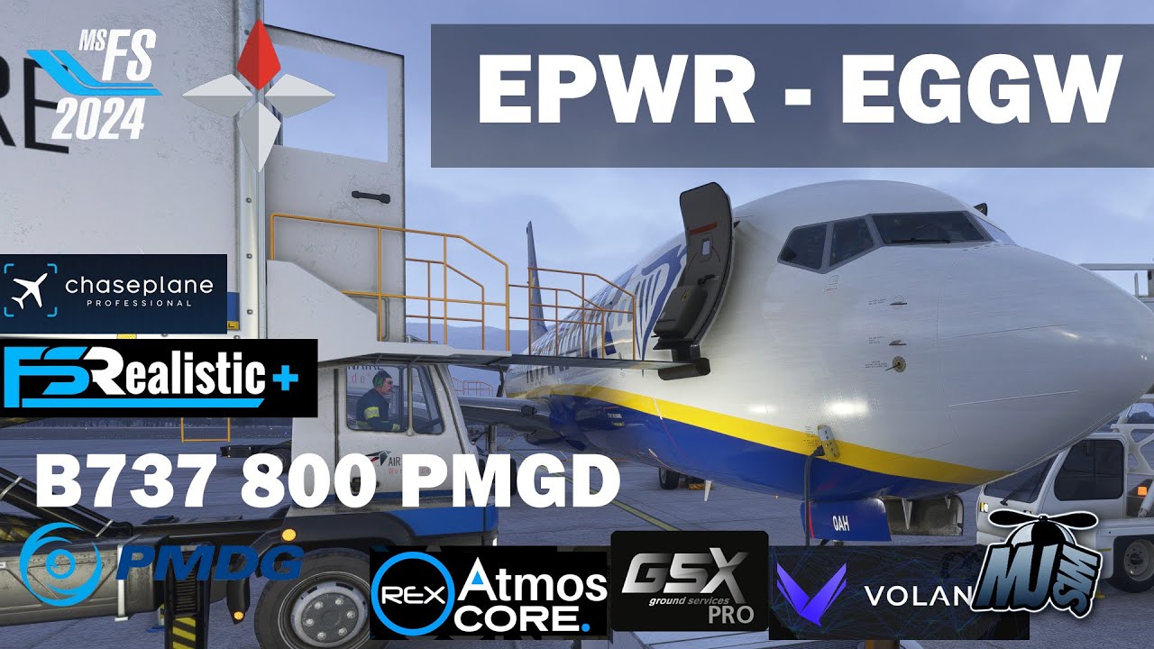 Lecimy w symulatorze MFS2024 z Wrocławia do Luton | B737-800 PMGD #mfs2024
