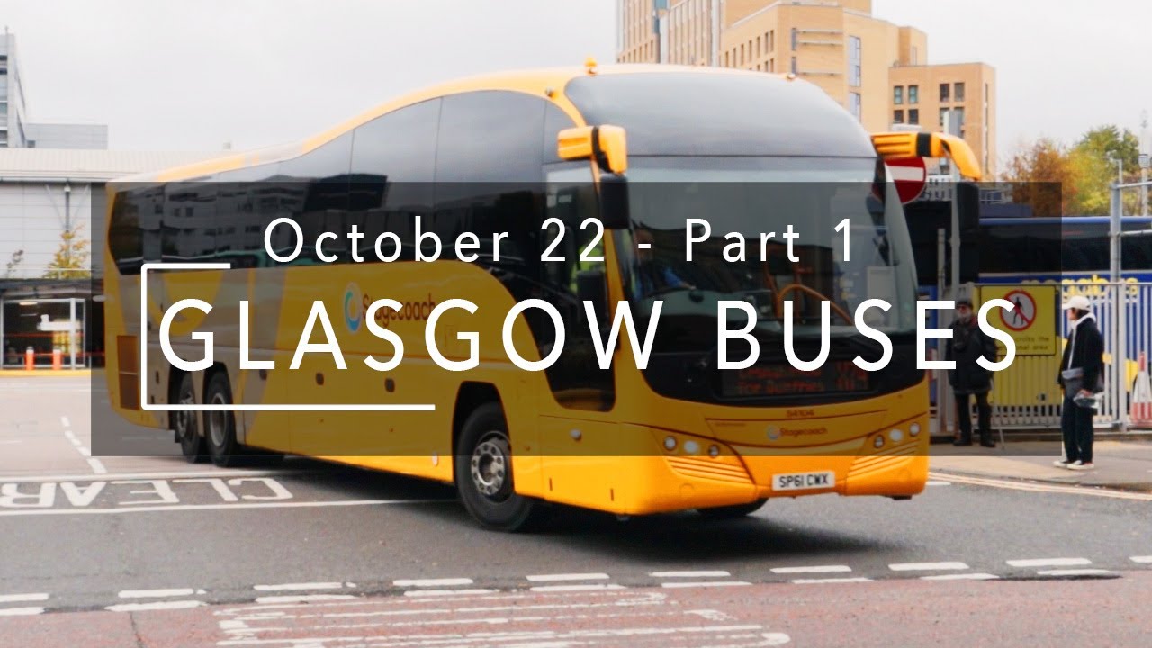 Glasgow Buses October 2022 Part 1 - First, Stagecoach, McGills, Citylink  - Buchanan Bus Station