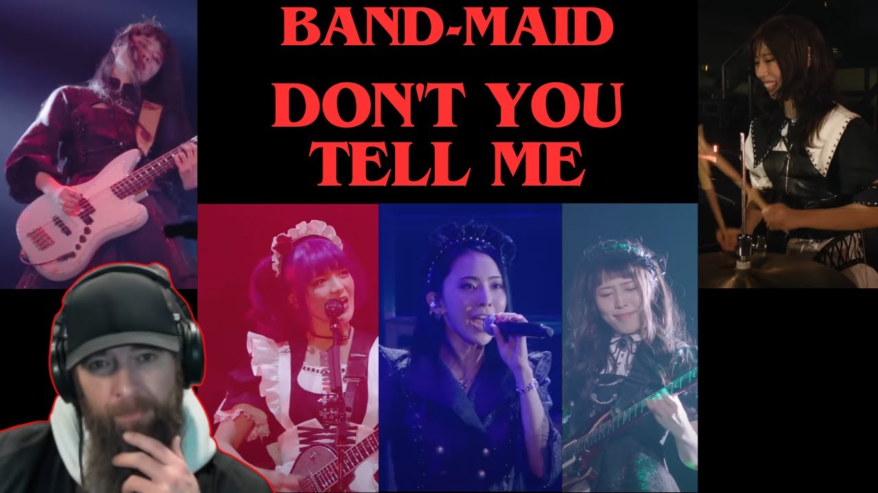 BAND-MAID / Don't you tell ME (Official Live Video) MUSIC VIDEO REACTION!!