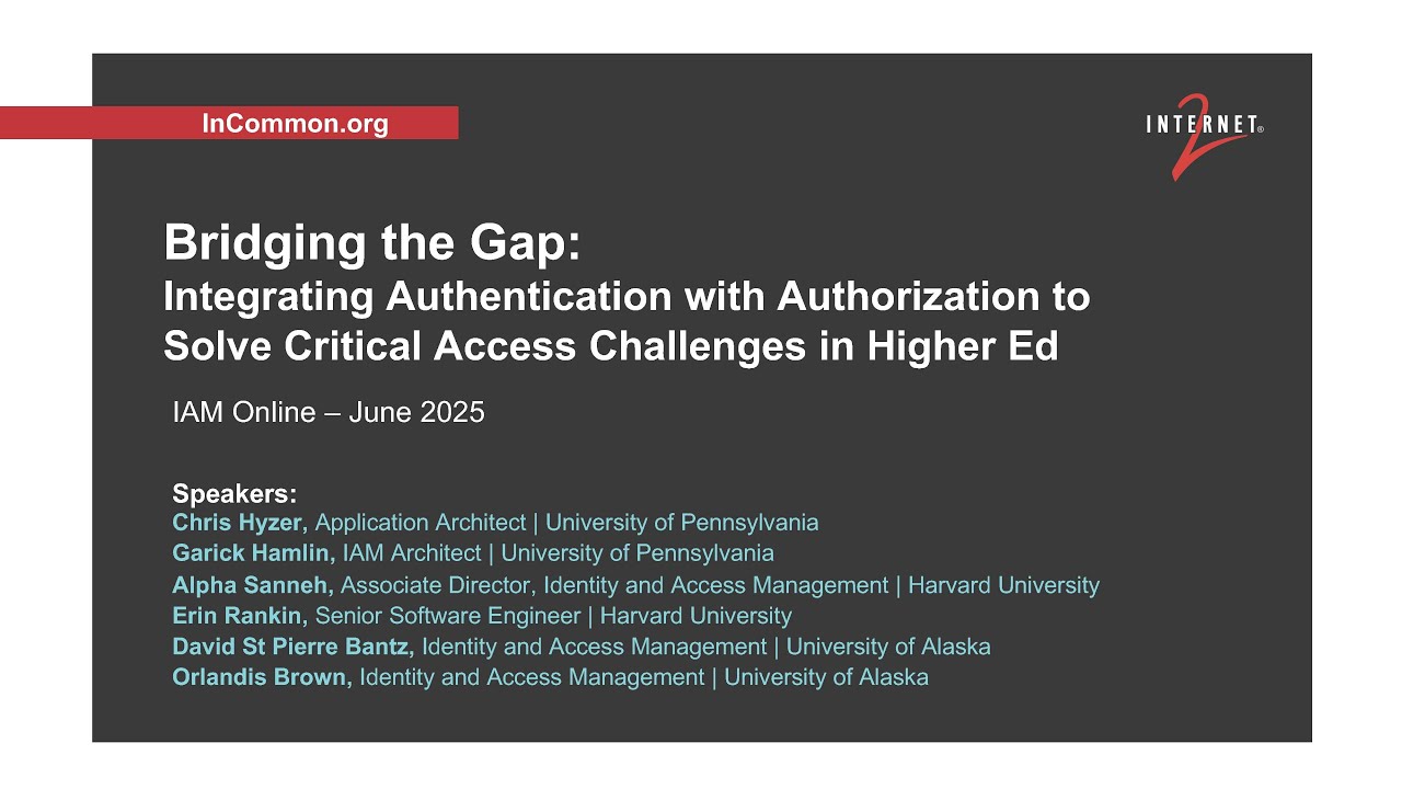 Bridging the Gap: Integrating Authentication w/ Authorization to Solve Critical Access Challenges
