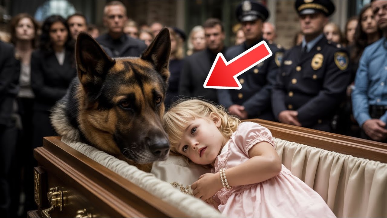 Politiehond wijkt niet van de kist van het meisje — dan ontdekken agenten de schokkende waarheid!