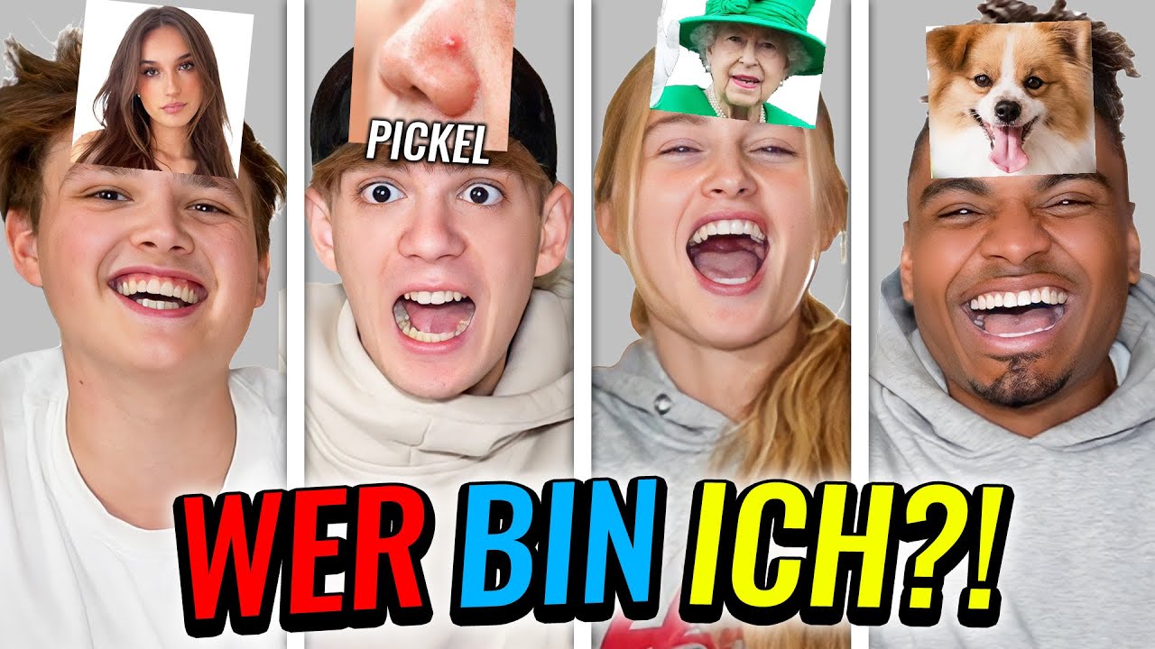 WER BIN ICH ? 🤣 mit MORITZ, ZOE & RICK AZAS