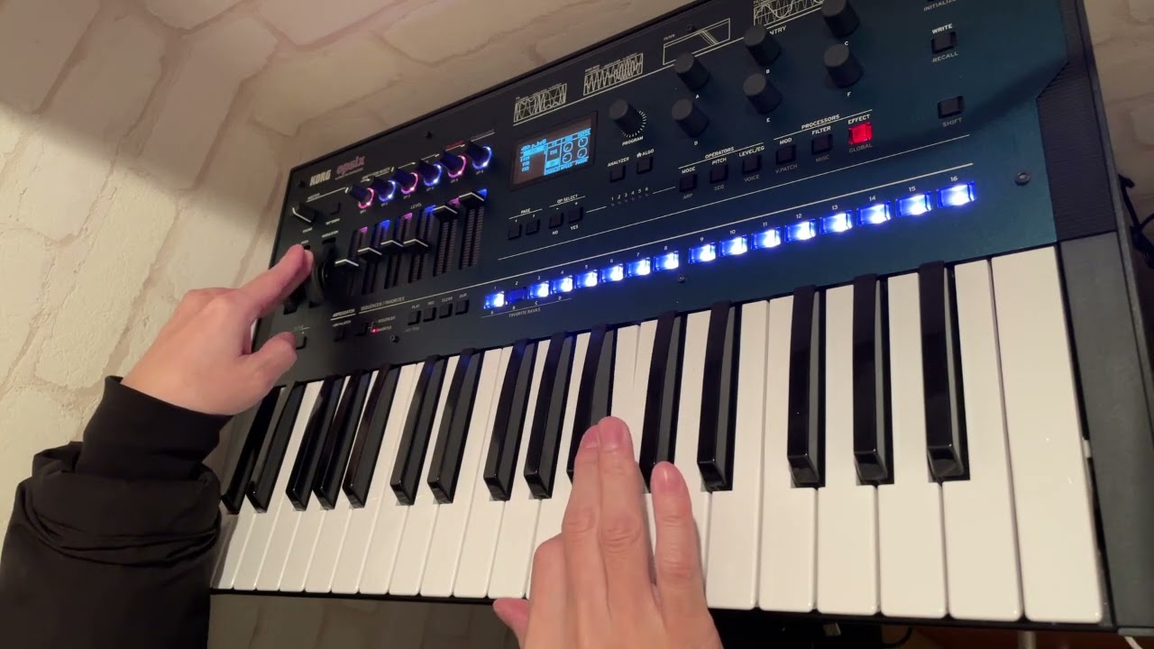 イース / THE MORNING GROWをKORG opsixで弾いてみた