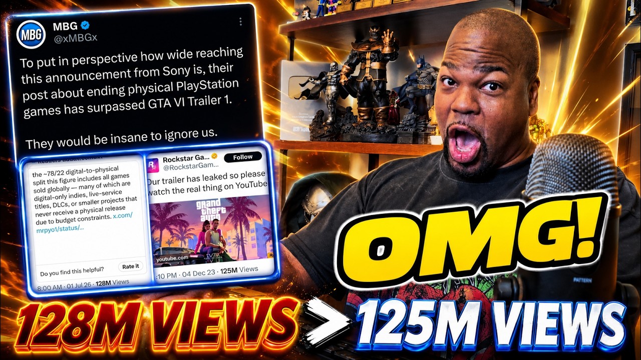 Sony's Post to END Physical Gaming is Now BIGGER than GTA 6!