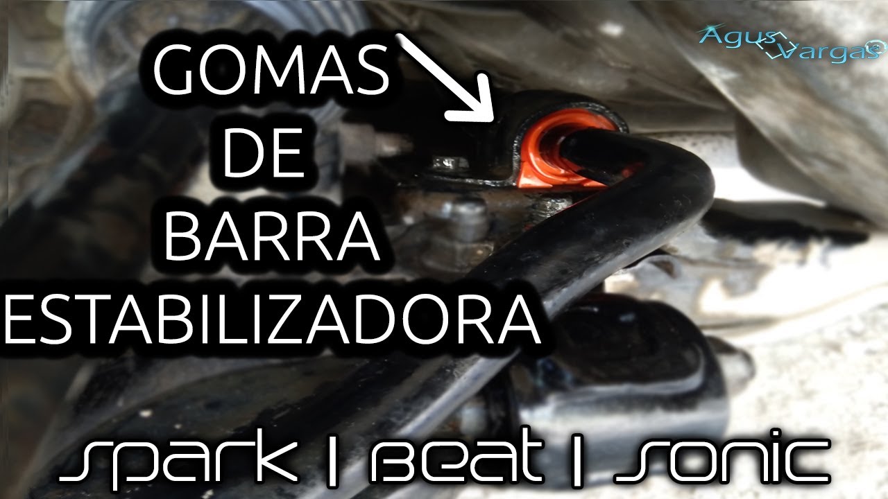 CAMBIAR BUJES GOMAS DE BARRA ESTABILIZADORA SPARK/BEAT/SONIC (ELIMINAR RECHINIDO) | Agus Vargas