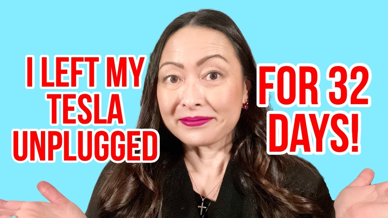 Насколько разрядилась батарея Tesla, если ее оставить отключенной от сети на 32 дня?