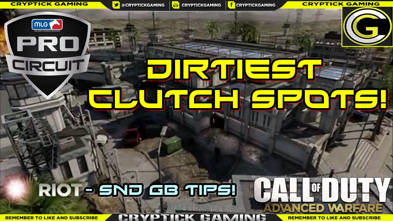 Advanced Warfare: DIRTIEST CLUTCH SPOTS ON 'RIOT'! | CRYPTiCK's GB Tips #6!
