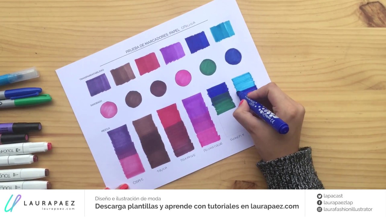 Marcadores profesionales vs Escolares: Copic, Touch, Touchfive, prismacolor, sharpie y escolares