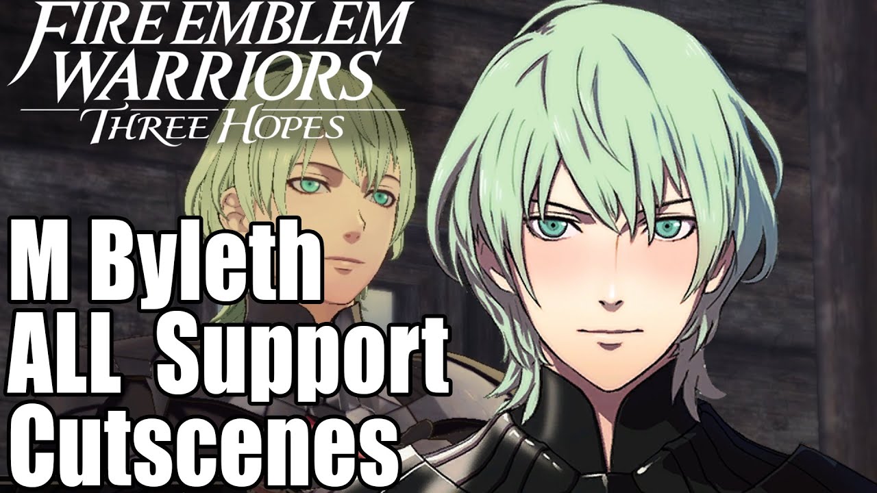 Fire Emblem Warriors Three Hopes — все мужские Байлеты поддерживают кат-сцены