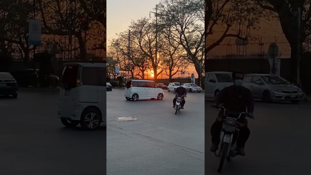Beautiful sun set with mind blowing traffic movement. #uzstudio #uz #usama