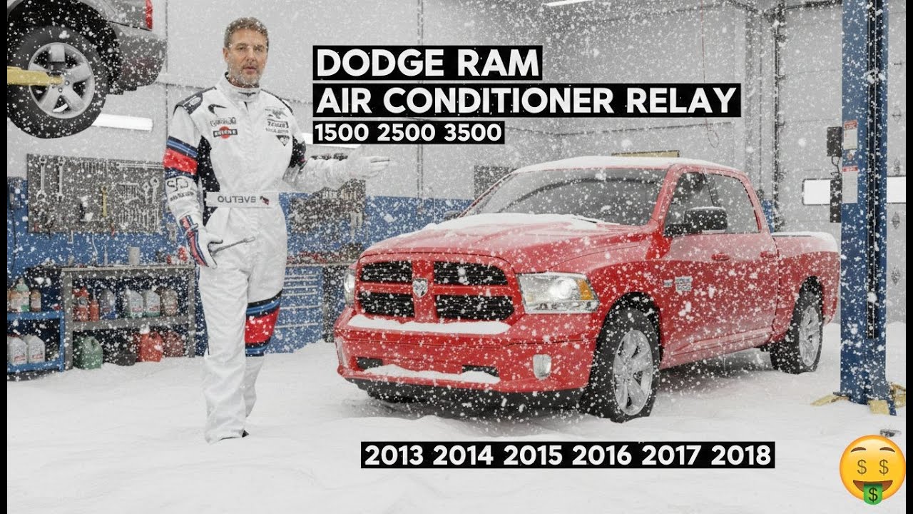 Расположение и замена реле кондиционера в Dodge Ram 1500 2500 3500 (2013-2018)