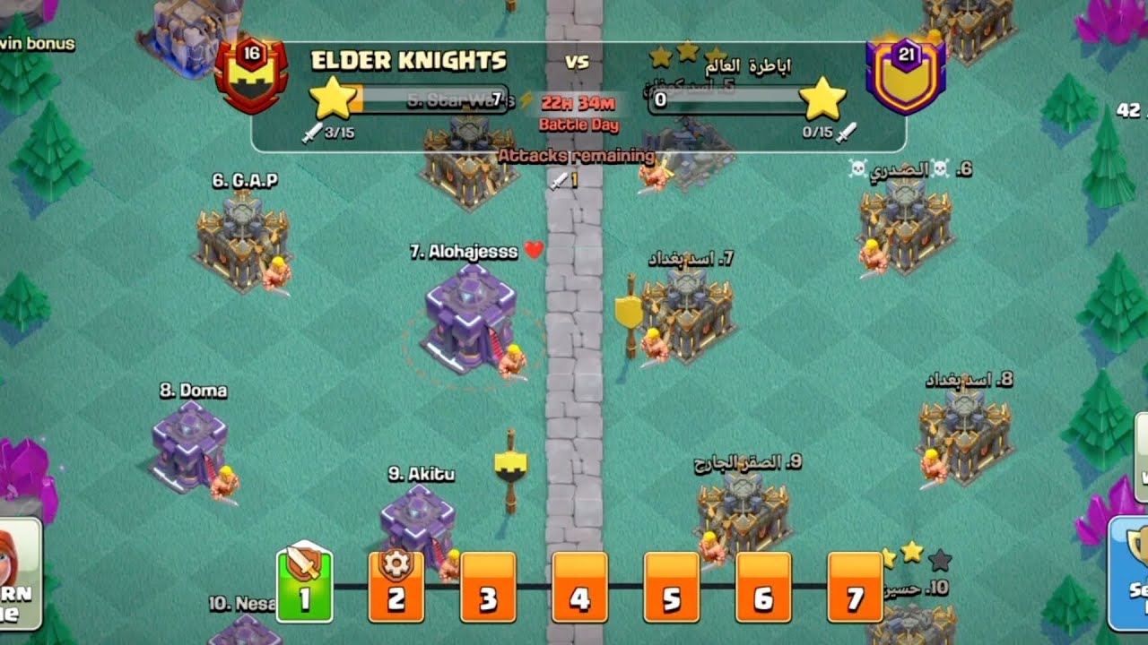 CLAN WAR LEAGUE ATTACKS 