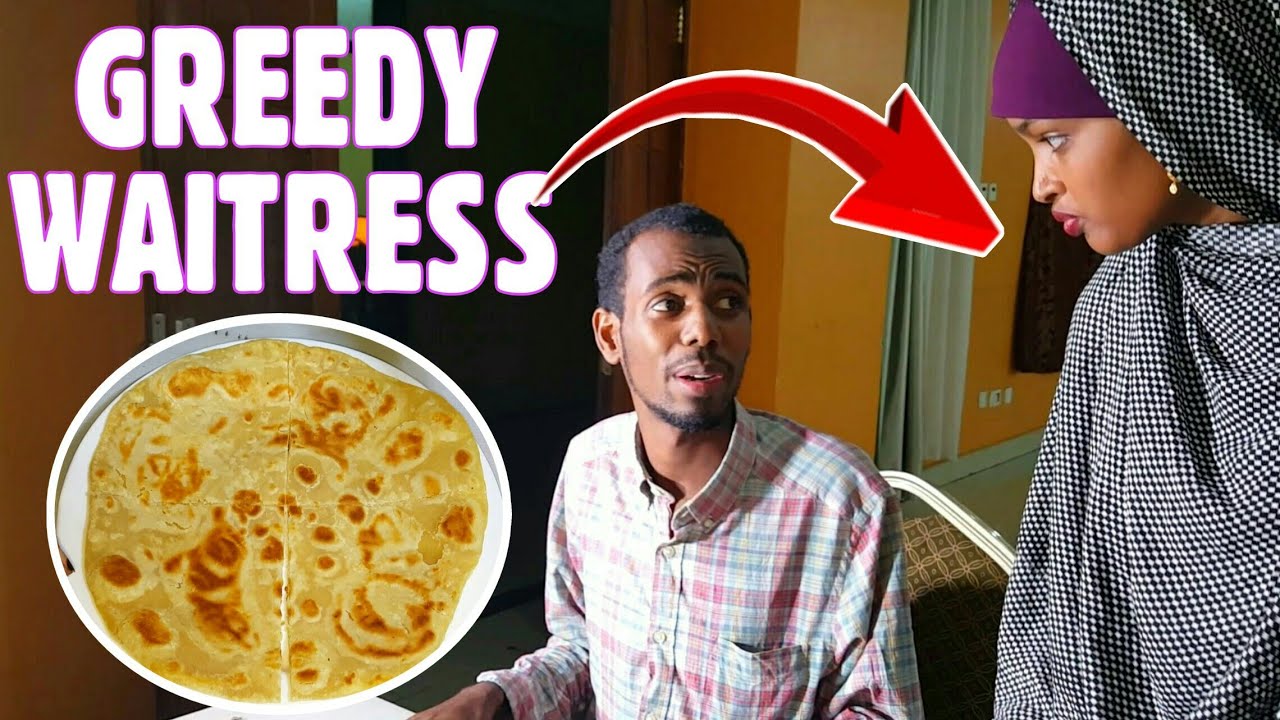 GREEDY SOMALI WAITRESS CAUGHT RED HANDED 》Sky Aim Production