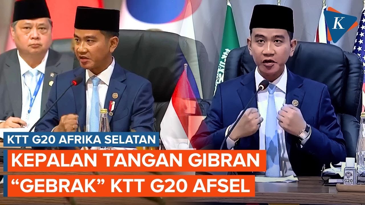 Gaya Pidato Gibran dalam KTT G20: Kepalan Tangan Bawa Pesan?