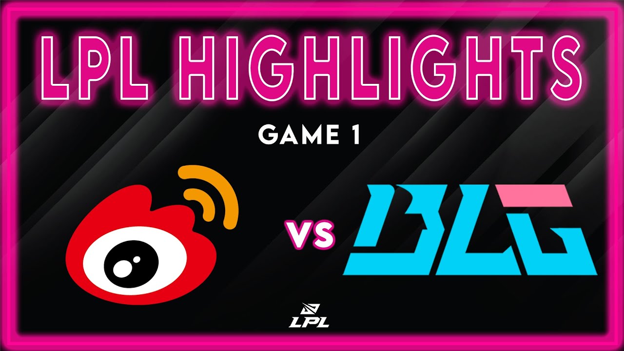 WBG vs BLG Highlights Game 1 | LPL 2026 Split 1 | Weibo Gaming vs Bilibili Gaming by Onivia