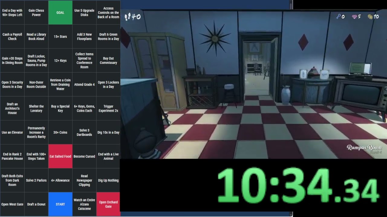 Blue Prince Bingo (B Quest) in 39:36