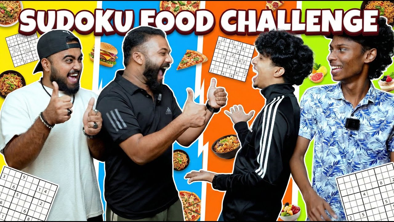 SUDOKU FOOD CHALLENGE 🤣