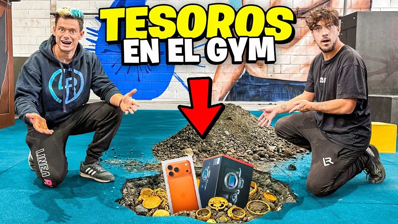 BUSCANDO TESOROS en mi GIMNASIO de PARKOUR😳| Álex Segura LR