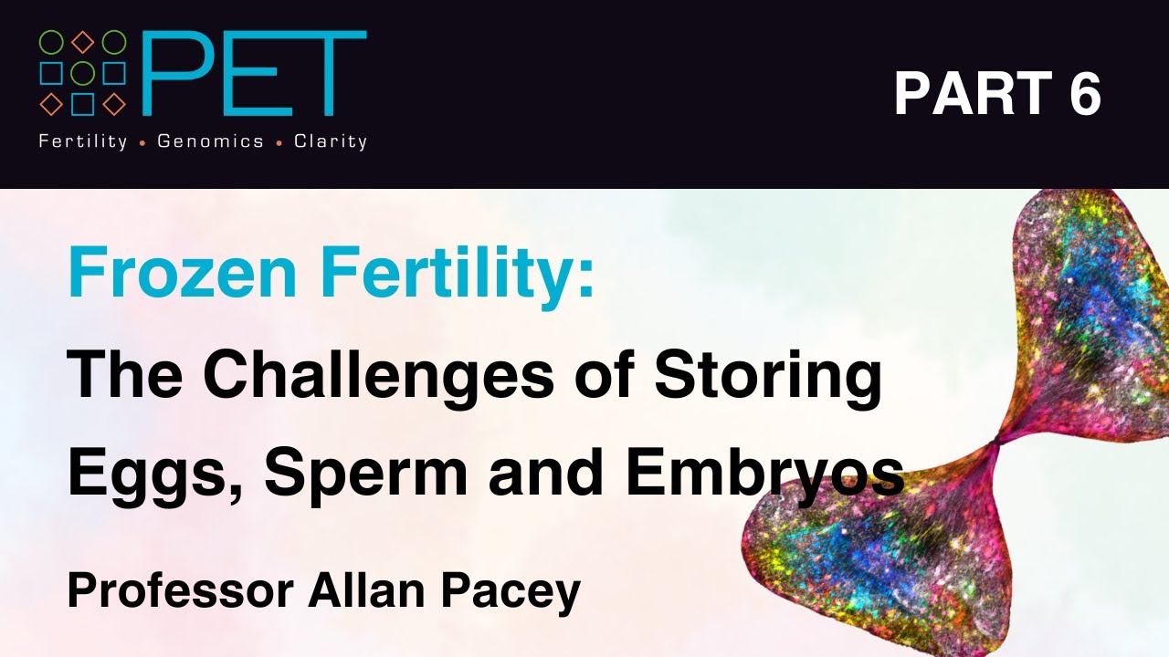 Frozen Fertility: The Challenges of Storing Eggs, Sperm and Embryos (Part 6 • Professor Allan Pacey)