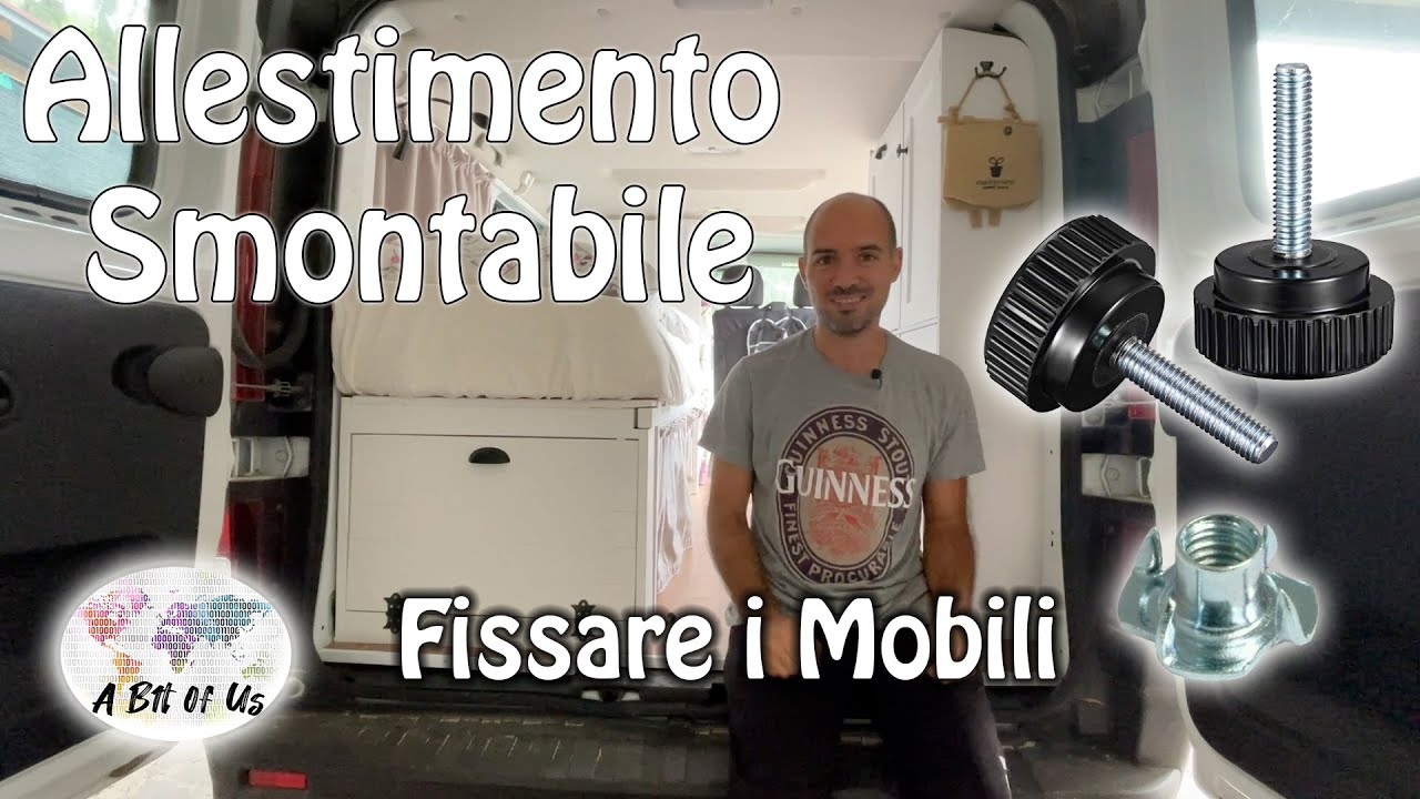 Fissare i Mobili | Allestimento Van Smontabile | Come fissiamo i mobili del nostro Opel Vivaro