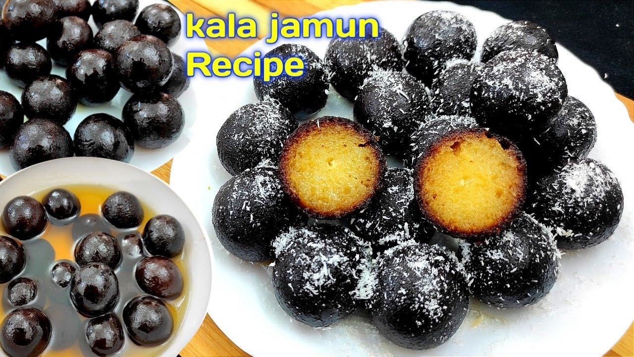 Kala jamun Recipe - घर में रखे सिर्फ 3 चीजों से हलवाई जैसे जबरदस्त काला जामुन | Gulab jamun Recipe