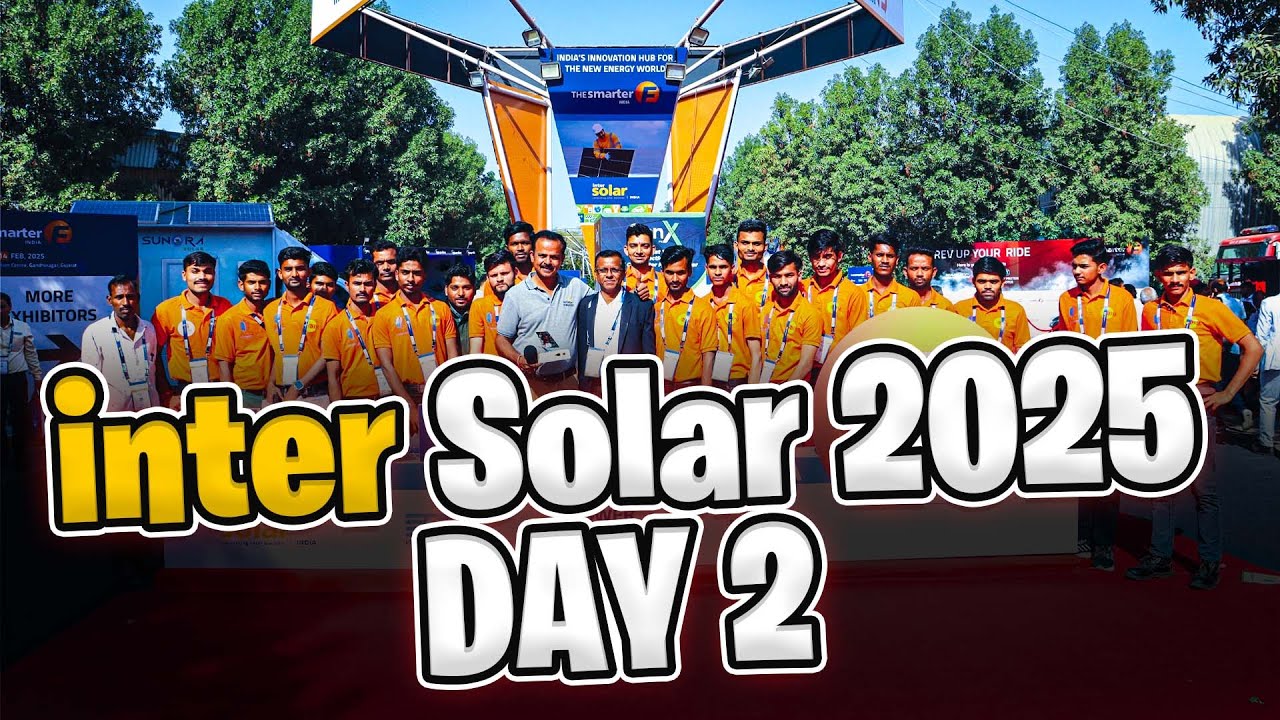 Inter Solar 2025 India – Day 2 Highlights | The Ultimate Expo for Solar Energy Solutions!