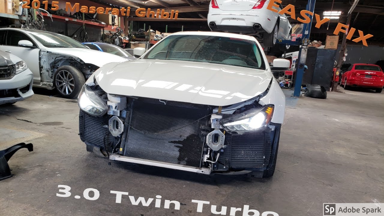 2015 Maserati Ghibli Rebuild Part 1..