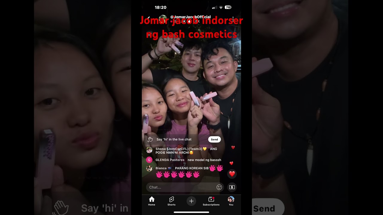 Jomar Jacob siblings indorser ng bash cosmetics ni Carla