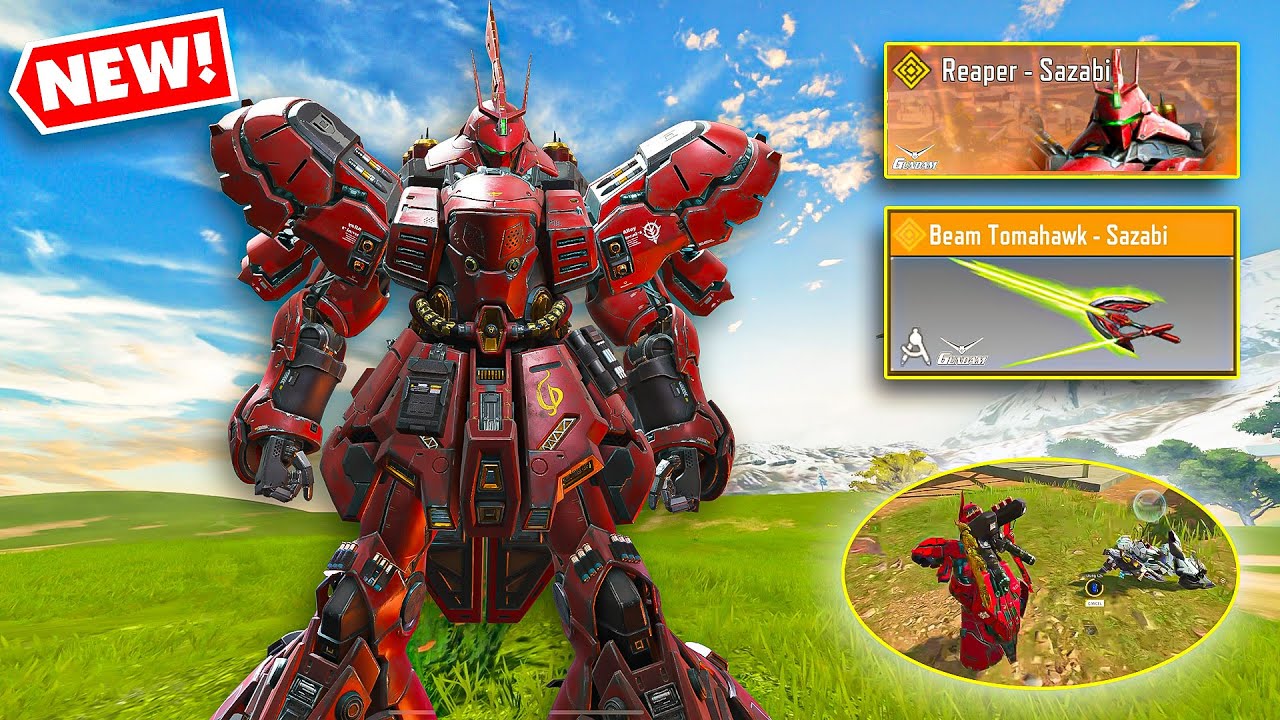 *NEW* LEGENDARY GUNDAM SKIN😍 & Beam MELE in COD MOBILE