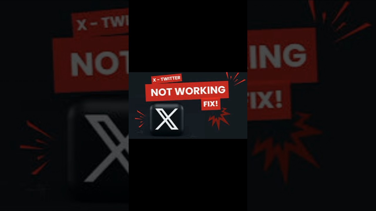 x Twitter app not working fix