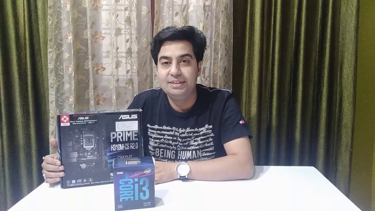 Best Budget Intel Core i3- 9th Gen ASUS PRIME H310M-CS 8GB 2GB GT-710 Unboxing  Desktop Installation