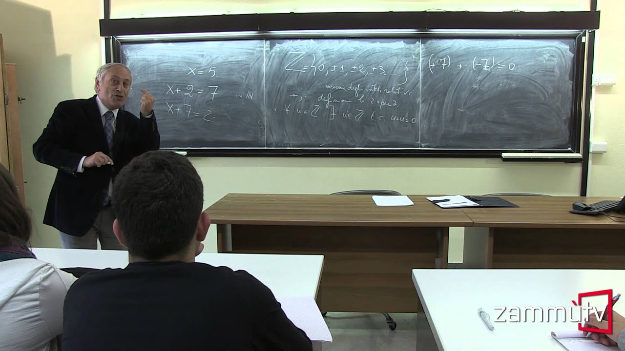 Corso zero di matematica (lezione 4) - Gli interi relativi