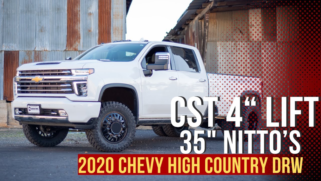 2020 Chevy High Country Dually with a CST 4