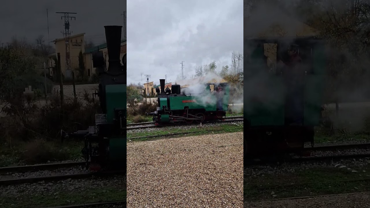 Tren de Arganda - Small steam engine Arganda (Spain) #railway #trenes #steamtrains
