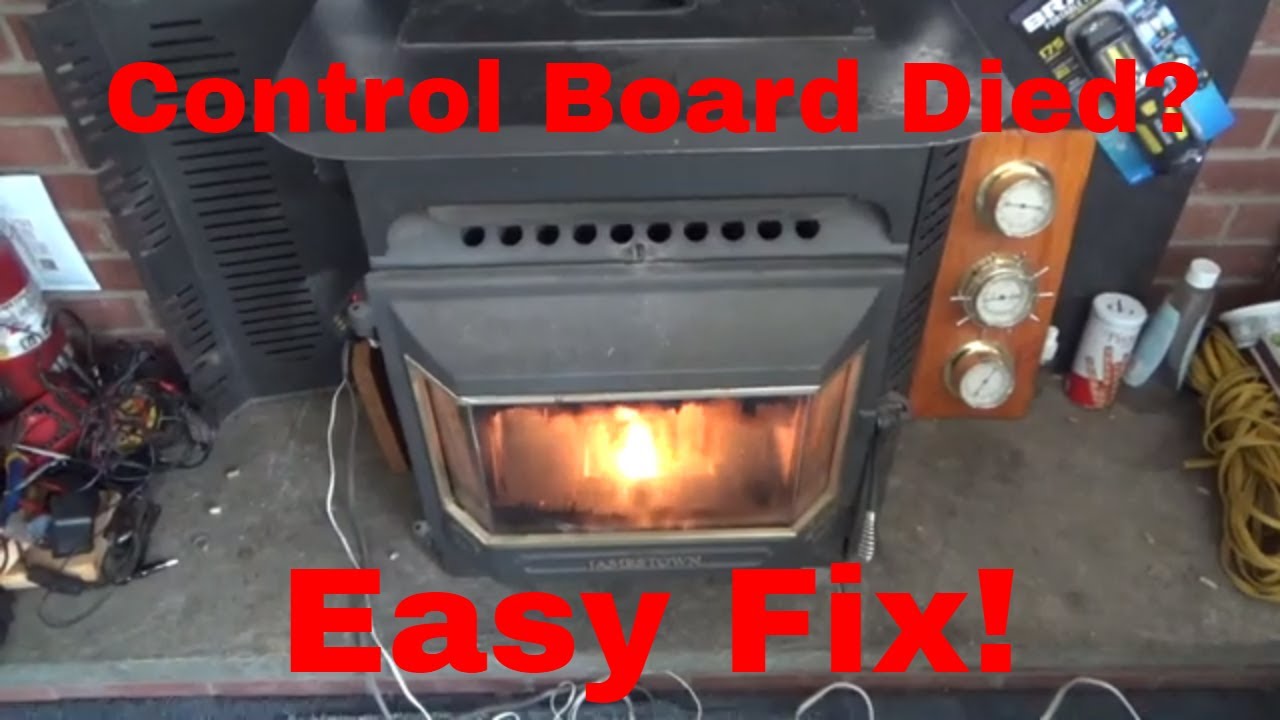 Pellet Stove Control Board Fail, $8 Auger Control Hack!