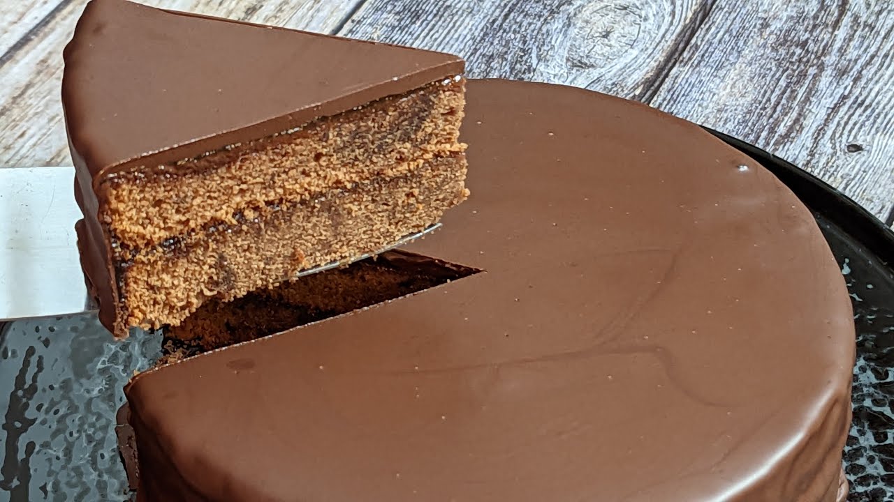 Sachertorte #chocolatecake #chocolatecakerecipe Austrian style chocolate cake