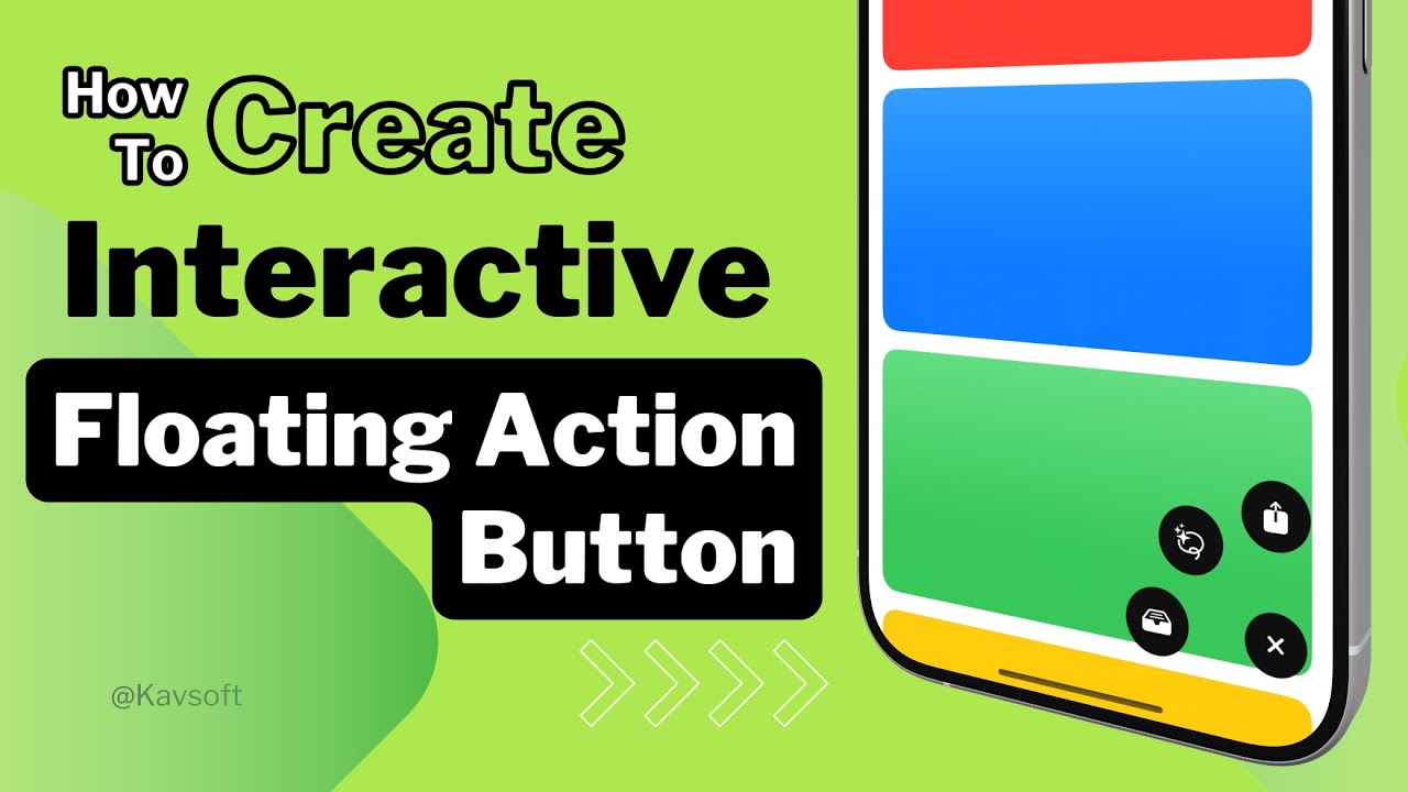 Let's Build Interactive Floating Action Button - SwiftUI