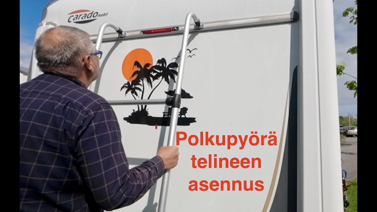 NYT LÄHTI PYÖRÄT TAKATALLISTA│ Asensin polkupyörätelineen