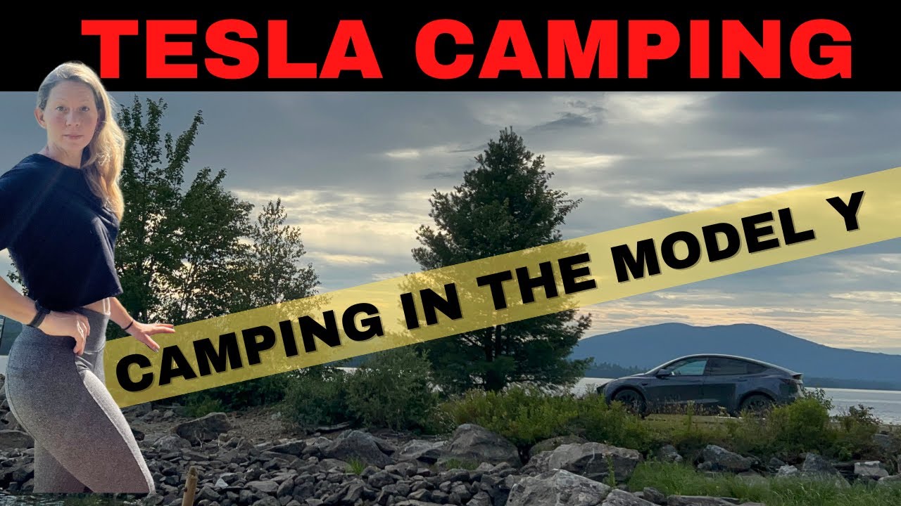 Tesla Camping | Off Grid | Rangeley, Maine | Camping series | Part 2 #teslamodely #modely